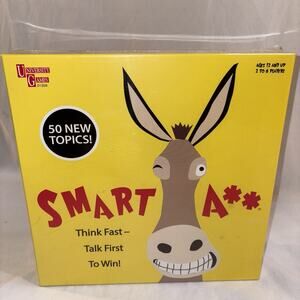 Smart A** Think Fast Trivia Board Game by University Games Family Fun Sealed NEW